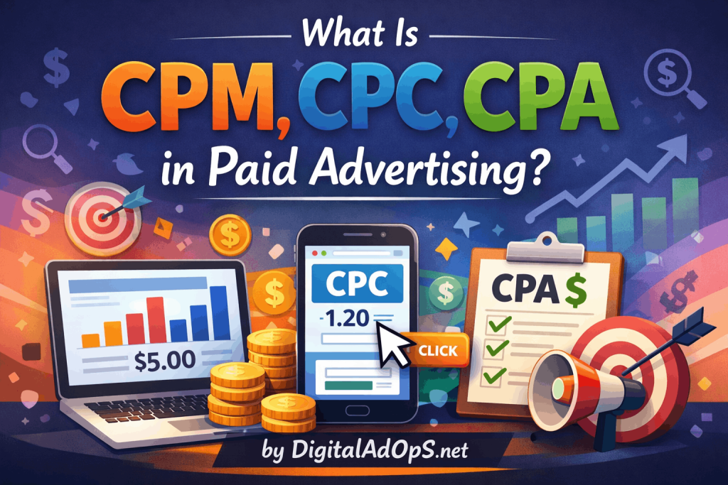 What Is CPM, CPC, CPA in Paid Advertising